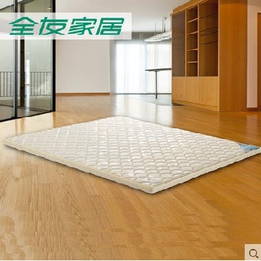 全友家私 时尚卧室天然椰棕床垫双人薄床垫棕榈床垫特价105002