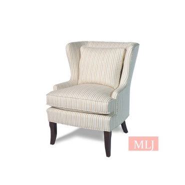 美式乡村田园单人布艺沙发休闲沙发会所沙发客厅沙发老虎椅