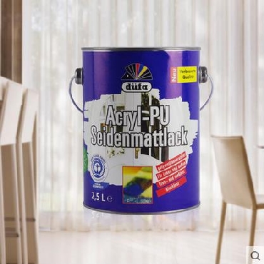 德国都芳全环保水性木器PU色漆2.5L水性漆木器漆都芳色漆都芳色漆德国本土生产 良好的硬度 颜色饱满