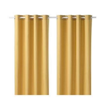 MARIAM 马瑞姆窗帘 2幅 145厘米×250厘米 黄色
