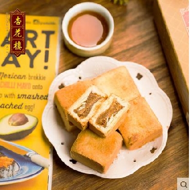 杏花楼 上海特产糕点榴莲酥饼225g小吃点心休闲零食食品早点馅饼