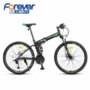 永久山地折叠车27速变速全避震男女式单车成人学生自行车越野车