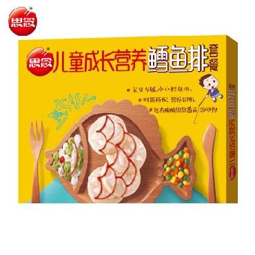 思念190g儿童成长营养鳕鱼排套餐（12盒）/箱