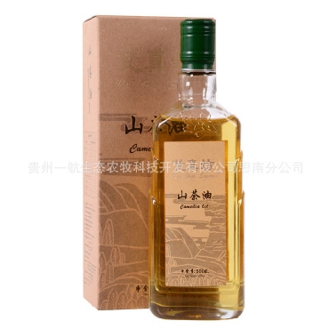 梵真坊纯山茶油500ml天然茶油食用油农家自榨茶籽油婴儿茶仔子油