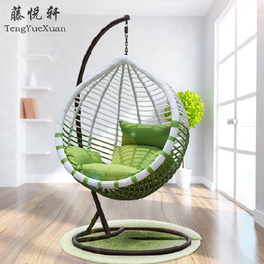 厂家直销藤椅吊蓝 佛山藤编户外休闲家具 批发粗藤秋千摇椅吊椅