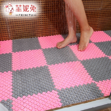 防滑垫卫生间pe地垫 拼接防滑地毯厕所防滑垫防水浴室地垫